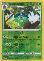 Wormadam 010/172 reverse holo Brilliant Stars, Ophalen of Verzenden, Nieuw, Losse kaart, Foil
