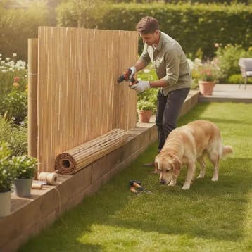 Premium Bamboe Tuinscherm 100x600cm - Natuurlijk en Duurzaam, Dieren en Toebehoren