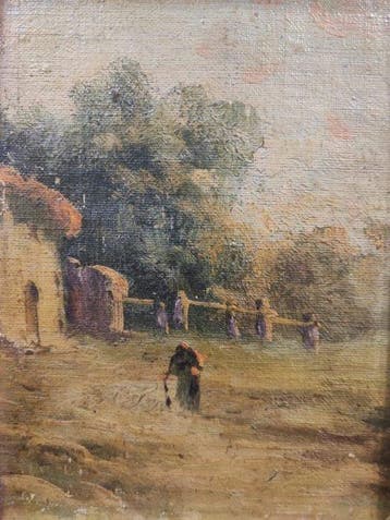 Escuela Impresionista Europea (XIX) - NO RESERVE - Campo de