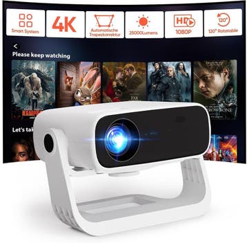 Draagbare Beamer WiFi 6 | Laatste Stuk!, Nieuw, Ophalen of Verzenden, LCD, Full HD (1080)