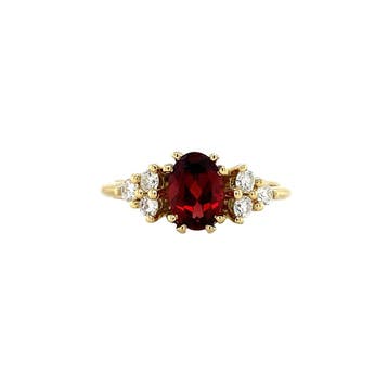 Audrey ring 14 krt - Merlot, Sieraden, Tassen en Uiterlijk, Ophalen of Verzenden, Nieuw