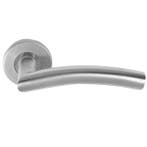 Differnz Essence deurklink boog op rond rozet mat chroom, Verzenden, Nieuw