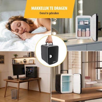 2dekans | Tristar KB-7604 - Mini Koelkast - 4 L - Make-up, Witgoed en Apparatuur, Koelkasten en IJskasten, Ophalen of Verzenden