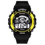 Fako - Kinderhorloge - Sport New Tech - Geel, Sieraden, Tassen en Uiterlijk, Horloges | Kinderen, Verzenden, Nieuw