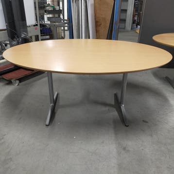 Ahrend Mehes ovale kantoortafel - 180x120 cm, Huis en Inrichting, Tafelonderdelen, Ophalen of Verzenden, Nieuw