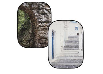 Manfrotto Perspective Collapsible 150x210cm - Stone/ Steps, Audio, Tv en Foto, Fotografie | Fotostudio en Toebehoren, Ophalen of Verzenden
