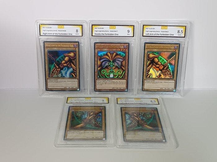 Konami - 5 Card - Yu-Gi-Oh! - Exodia with arms and legs, Verzamelen, Overige Verzamelen