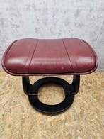 Voetenbank - Hout, Leder - Voetenbank, Hocker