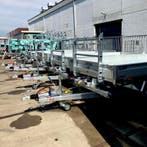 Aanhanger Afzetsysteem containers laadbak kantoorunit