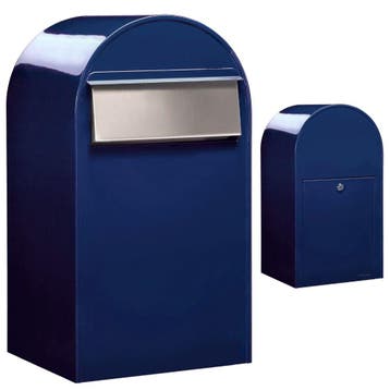 Brievenbus Bobi Grande B (back) - donkerblauw, Verzenden, Nieuw