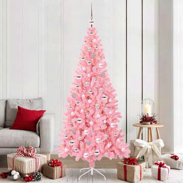 vidaXL Kerstboom Roze 210 cm PVC, Verzenden, Nieuw