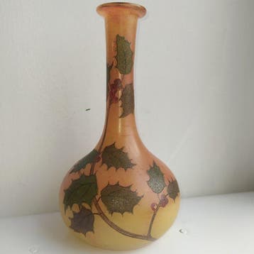 François Théodore Legras (1839-1916) - vase houx- épreuve de