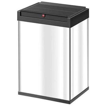 Big-Box Swing L Prullenbak - 35L Zilver/Zwart, Huis en Inrichting, Woonaccessoires | Prullenbakken, Nieuw