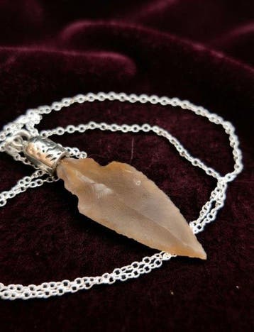 Musteriense Vuursteen Arrowhead (Zonder minimumprijs), Sieraden, Tassen en Uiterlijk, Antieke sieraden