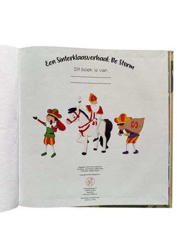 Sinterklaas Voorleesboek De Storm - Hardcover Prentenboek, Verzenden, Zo goed als nieuw, Julie Brante
