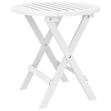 Balkontafel rond 46cm | Massief Hout | Retourdeal, Ophalen of Verzenden, Gebruikt, Rond, Hout