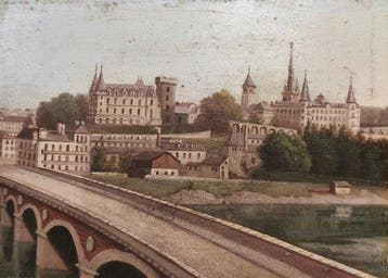 Austrian school (XIX) - Vue de Pau