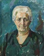 Paul Henrik (1905-1977) - Portrait de Ellen Havn, Antiek en Kunst, Kunst | Schilderijen | Klassiek