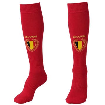 Kingdo Belgie Voetbalsokken Thuis - Rood, Verzenden, Nieuw