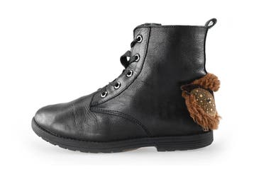 Muyters Veterboots Meisjes in maat 32 Zwart, Verzenden, Jongen of Meisje, Schoenen, Nieuw