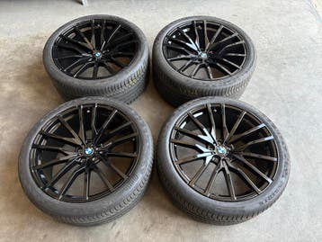 BMW X5 X6 742M 22 inch velgen + Continental zomerbanden, Auto-onderdelen, Banden en Velgen, Banden en Velgen, Nieuw, Overige maten