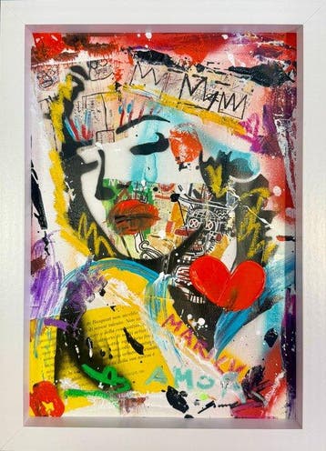 Michele Socionovo - Marilyn Basquiat Amour Abstrait limited