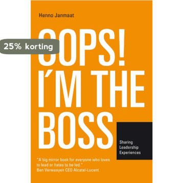 Oops! Im the boss / Best practice sharing - Henno Janmaat, Verzenden, Zo goed als nieuw, Henno Janmaat