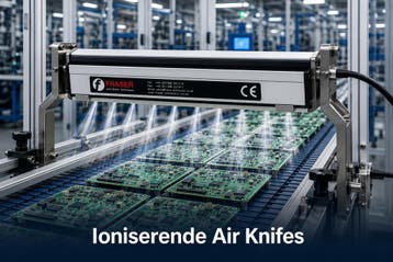Ioniserende luchtmessen voor productieomgevingen
