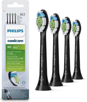 Philips sonicare W2 optimal white opzetborstels 4 stuks, Verzenden, Nieuw