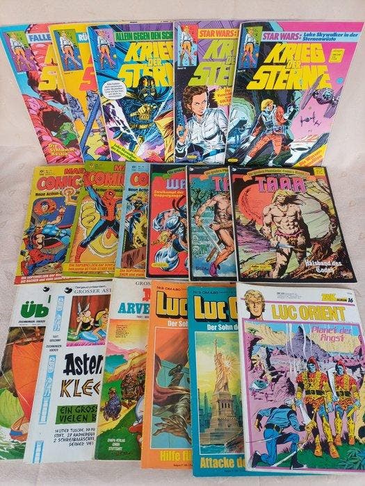 Krieg der Sterne / Luc Orient / Asterix / Taar / Marvel -, Boeken, Stripboeken