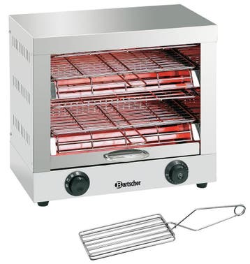 Bartscher Toaster/Kwarts Gratineeroven | 2 Etages | 400x370x, Ophalen of Verzenden, Nieuw in verpakking