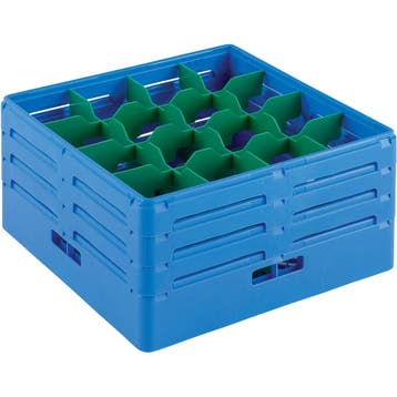 Vaatwaskorf | Kunststof | Glazen | 500x500x255(h)mm, Verzenden, Nieuw in verpakking