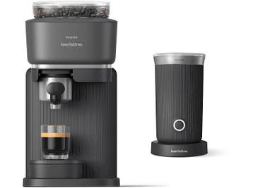 Philips -  Semi-automatische espressomachine - Zwart, Verzenden, Nieuw, Espresso apparaat, Afneembaar waterreservoir