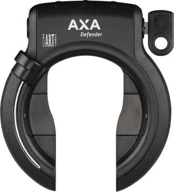 Ringslot AXA Defender met spatbordbevestiging ART** zwart, Fietsen en Brommers, Fietsaccessoires | Fietssloten, Verzenden, Nieuw