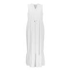 Milano Italy • witte maxi jurk • 36, Kleding | Dames, Jurken, Verzenden, Wit, Maat 36 (S), Milano Italy
