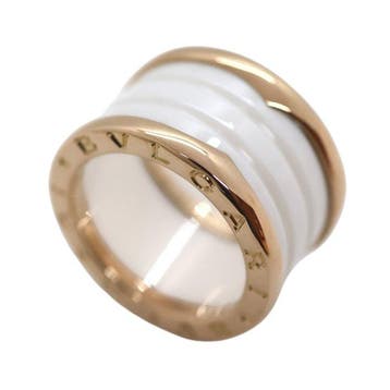 Bvlgari - Ring - B.zero 1 - 18 karaat Roségoud, witte, Nieuw