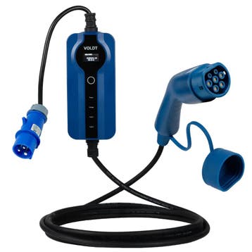 Voldt Smart mobiele thuislader Type 2 | 3,7 kW – CEE blauw, Ophalen of Verzenden, Nieuw