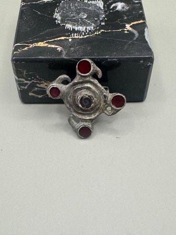 Laat-Romeins / Vroeg-Byzantijns Zilver Fibula - 24 mm