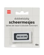 HEMA Dubbelzijdige scheermesjes navulling - 10 stuks, Verzenden, Nieuw