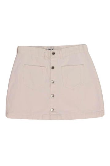 Only Rok in maat M Beige, Kleding | Dames, Only, Verzenden, Gedragen, Beige