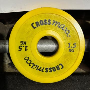 Lifemaxx - Crossmaxx - Halterschijven - Bumper Plates - 1,5, Sport en Fitness, Ophalen of Verzenden, Nieuw, Overige typen