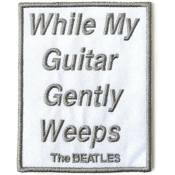 The Beatles While My Guitar Gently Weeps patch off. merch, Ophalen of Verzenden, Nieuw, Kleding