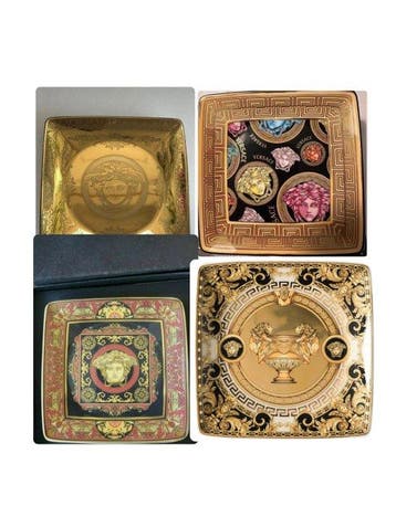 Rosenthal - Versace - Schotel (4) - Porselein - 4-delige