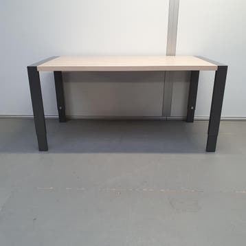 Ahrend Portal slinger bureau - 160x80 cm - licht eiken blad, Ophalen of Verzenden, Nieuw