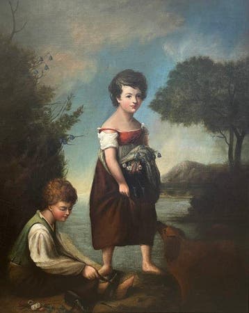 Thomas Gainsborough (1727-1788), Navolger van - Paesaggio