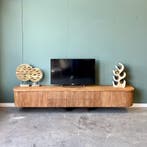 Hangend Tv-meubel | 200 t/m 250cm breed | v.a €725,- |, Huis en Inrichting, Kasten | Televisiemeubels, Teakhout, Nieuw, Ophalen of Verzenden