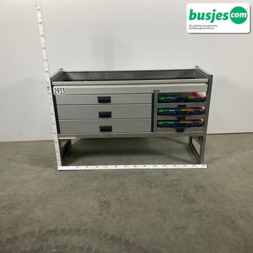Aluca bedrijfswageninrichting 1500x520x950mm (2933), Ophalen of Verzenden