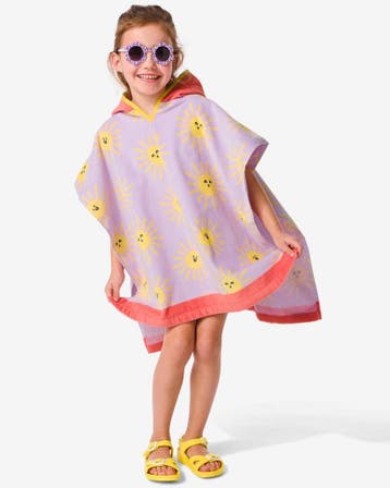 HEMA Kinder strandponcho 60x60cm zon van €12.99 voor €6 sale, Verzenden, Nieuw