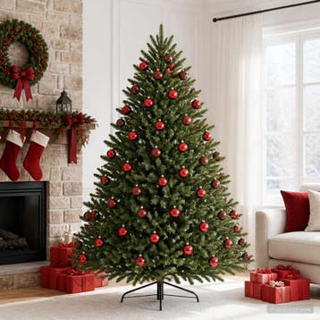 vidaXL Kerstballen set 30 st Rood 6 cm Polystyreen, Verzenden, Nieuw