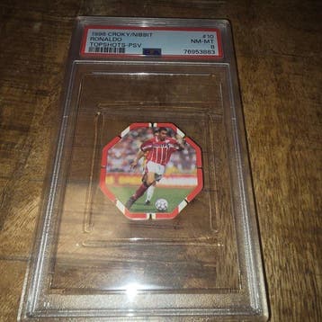 1996 Croky/Nibbit Topshots-PSV Rookie R9 Ronaldo #10, Nieuw